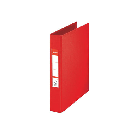 Esselte - Ringordner VIVIDA A5 2-Ring O-Mechanik 25mm PP Rot