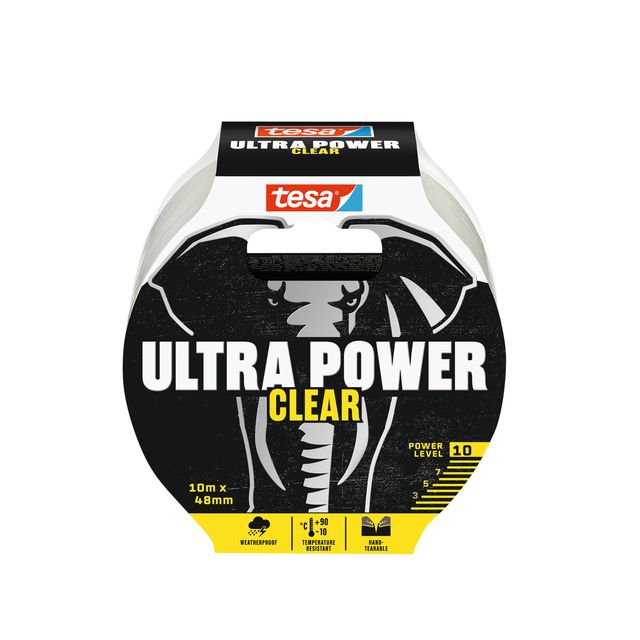 Tesa - Repair Ultra Power Clear Reparatur 10mx48mm transparent | 6 Stück