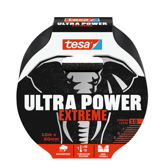 Band Tesa 56622 50 mmx10m Ultra Power Extreme Black | 6 Stück