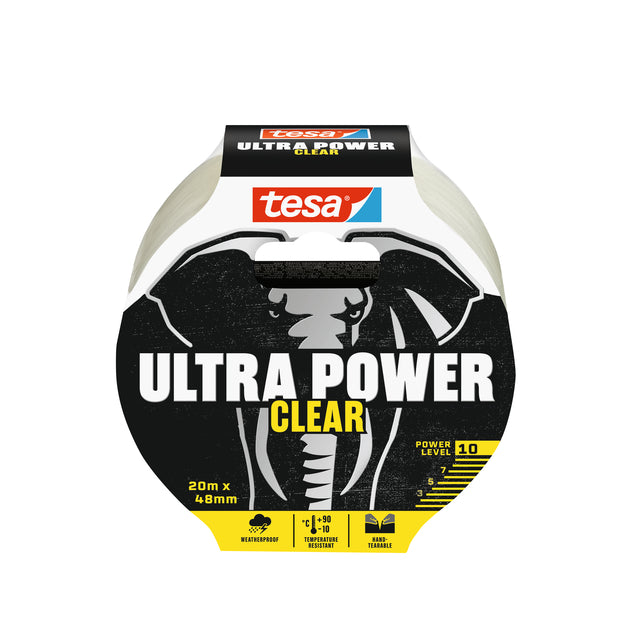 Band Tesa 56497 48 mmx20m Ultra Power Clear Transparent | 6 Stück
