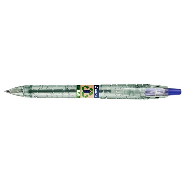 Pilot - Begreen B2P EcoBall Kugelschreiber mittelblau | 10 Stück