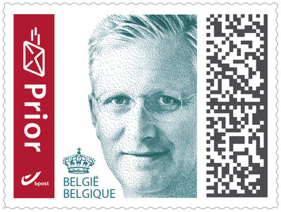Prior - Briefmarke Belgien selbstklebende Packung mit 50 Stück