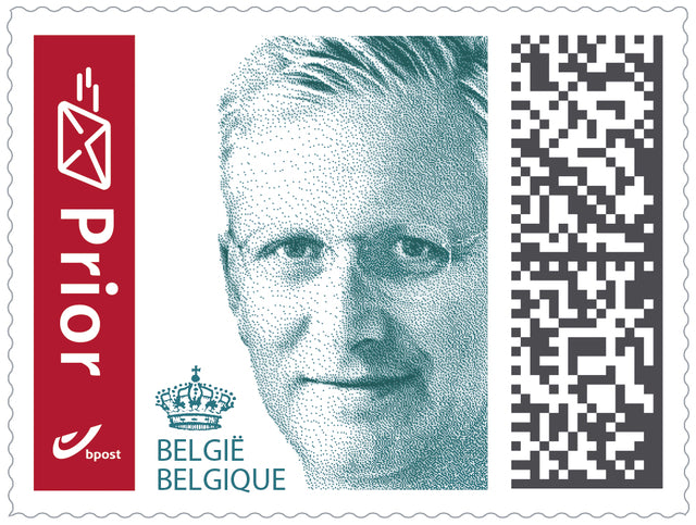 Prior - Briefmarke Belgien selbstklebende Packung mit 50 Stück
