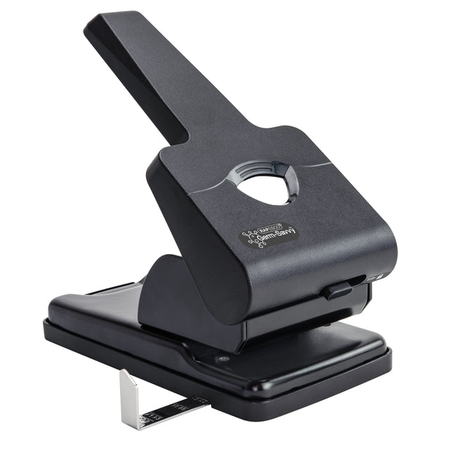 Rapesco - Locher Germ-Savvy Heavy Duty HD865-P antibakteriell 2-Loch schwarz