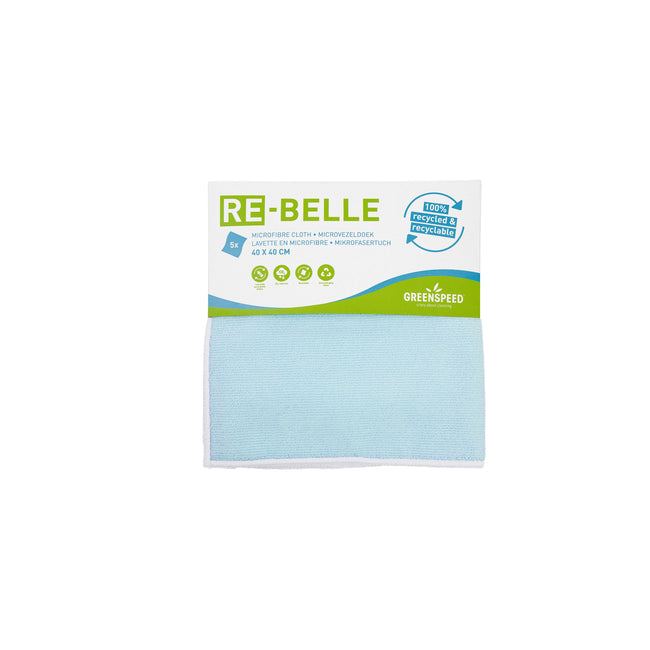 Greenspeed - Mikrofasertuch Re-belle 40x40cm blau 5 Stück