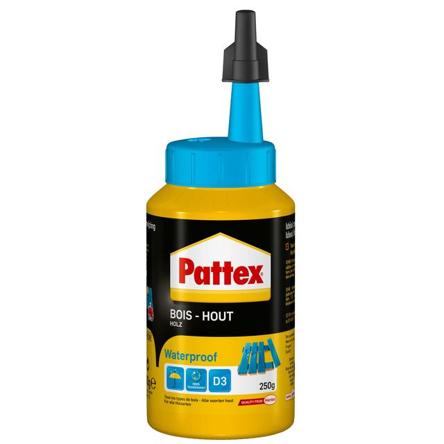 Pattex - Holzleim D3 Wasserfest 250ml | 12 Stück