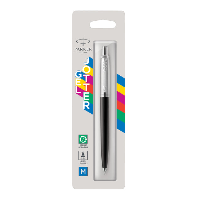 Parker - Gelschreiber Jotter Original schwarz CT mittlere Blisterpackung mit 1 Stück
