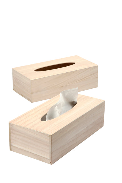 Taschentuchbox creativ company 27x14x8cm Holz | Karton mit 1 Stück