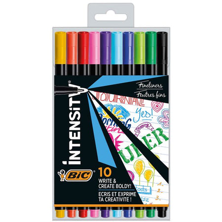 BIC - Fineliner Intensität f sortiert | 6 Stück