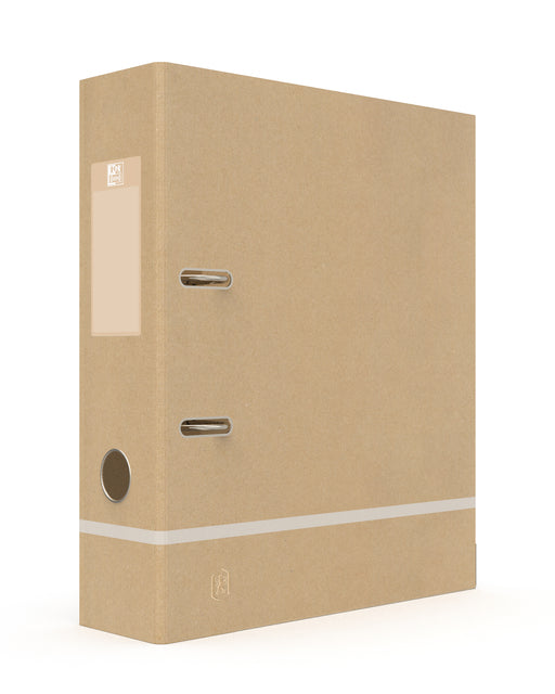 Ordner Oxford Touareg A4 80mm Pappe Natural/Weiß