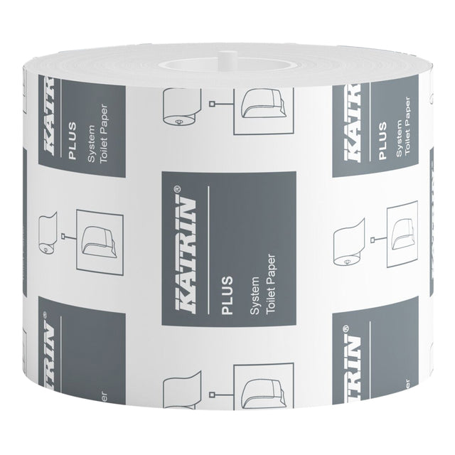 Toilettenpapier Katrin Plus System 2-Laags 800vel 36 Rollen Weiß