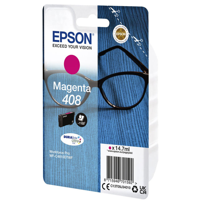 Epson - Tintenpatrone T09J340 408 rot | 8 Stück