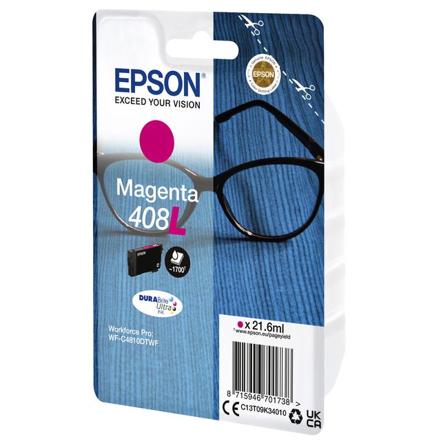 Epson - Tintenpatrone T09K340 408L rot