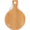 Creotime - Schneidebrett Creativ Company rund Ø 17cm, Länge 24cm Bambus