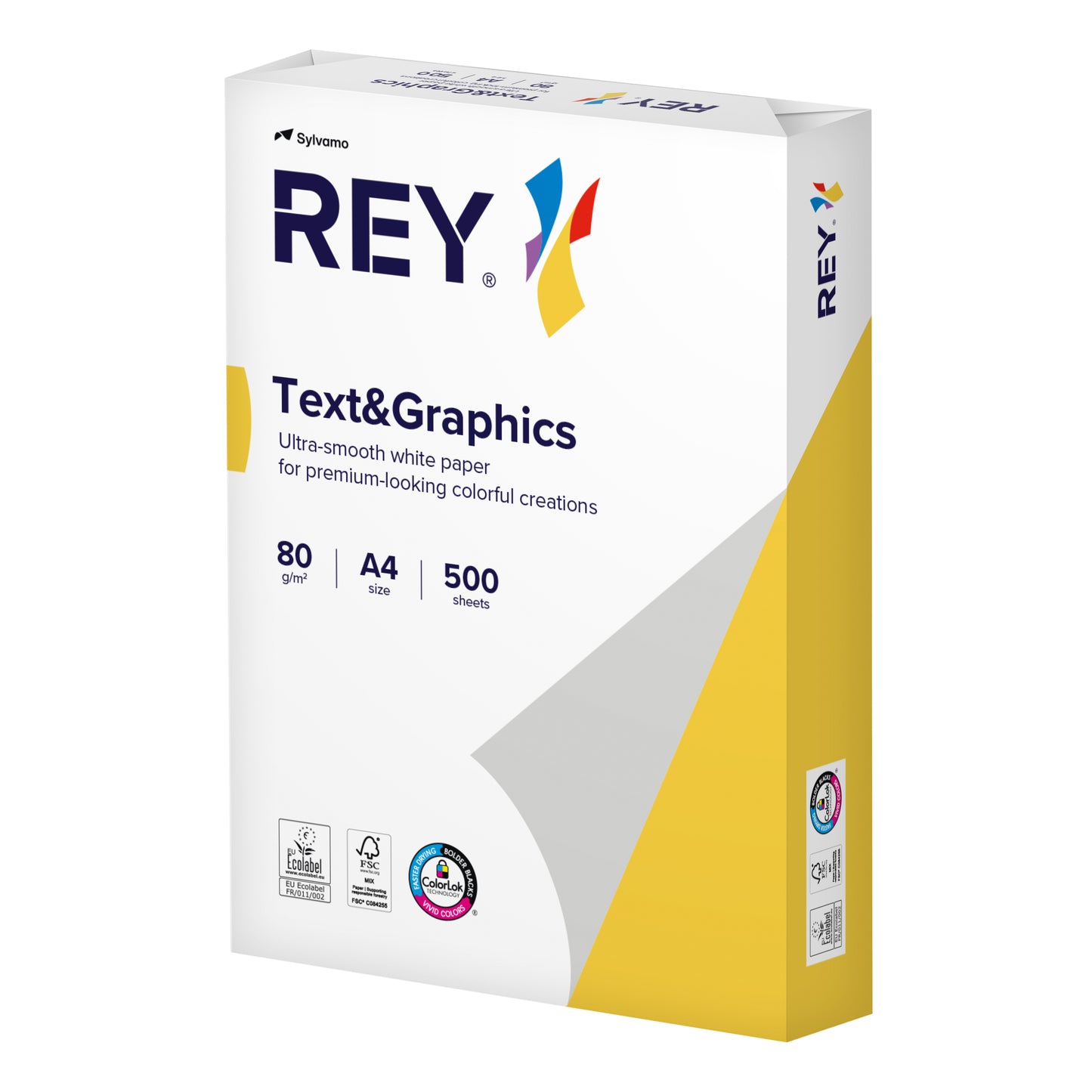 Rey - Kopierpapier Text Graphics A4 80gr weiß 500 Blatt