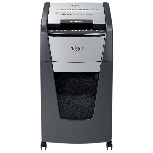 Rexel - Aktenvernichter Optimum Auto+ 300X P4 zerkleinert 4x26mm