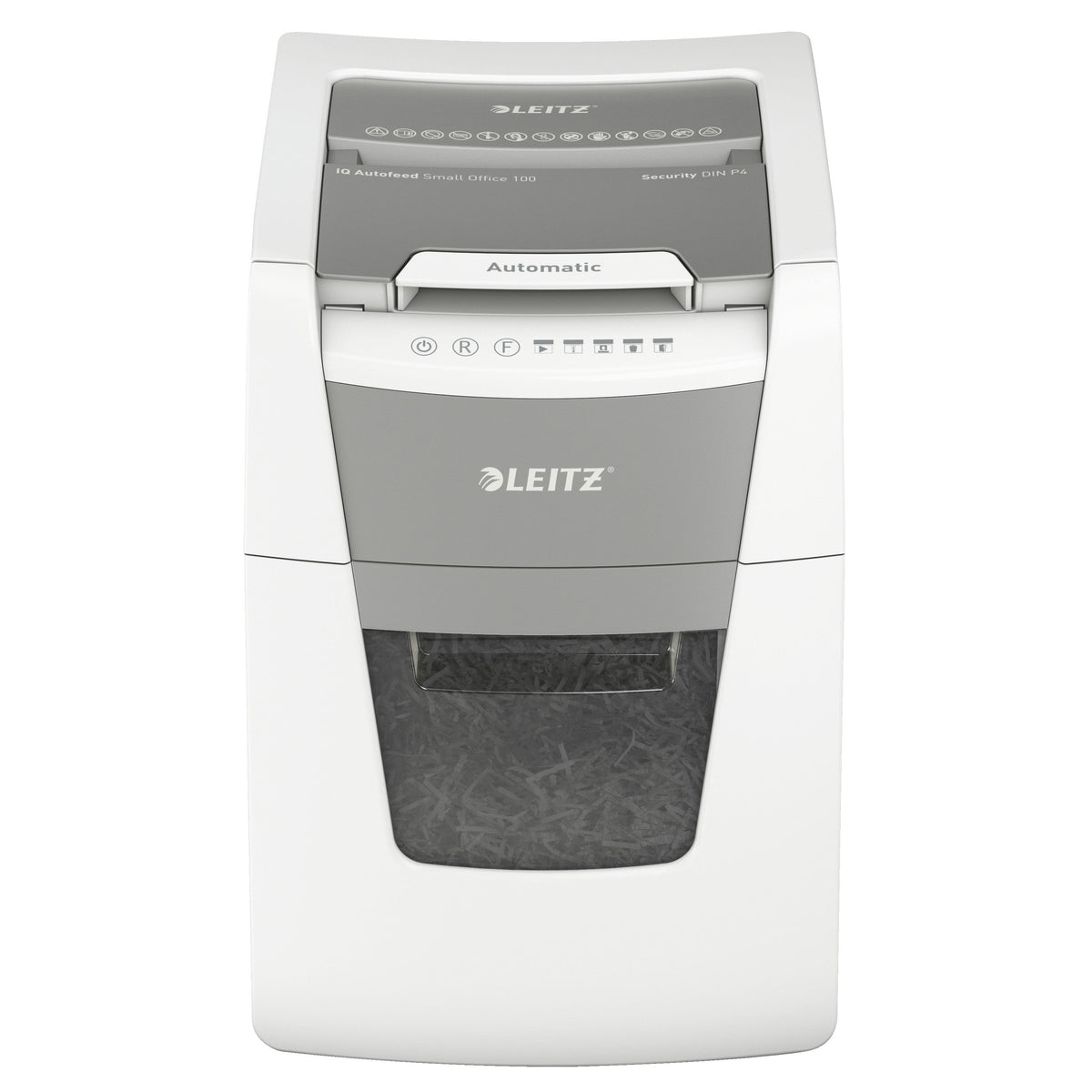 Leitz - Aktenvernichter IQ Auto+ Small 100 P4-Chips 4x28mm