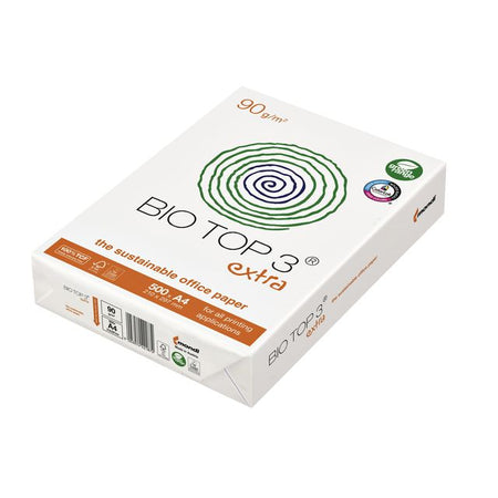Biotop - Kopierpapier 3 A4 90gr natur 500 Blatt | 5 Stück