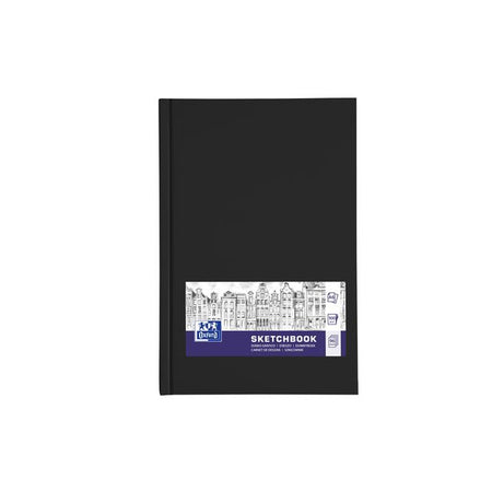 Oxford - Blindbuch A6 96 Blatt 100 Gramm schwarz | 5 Stück