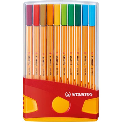 Stabilo - Fineliner Punkt 88 ColorParade Rollenset Gelb/Rot F ass 20-tlg