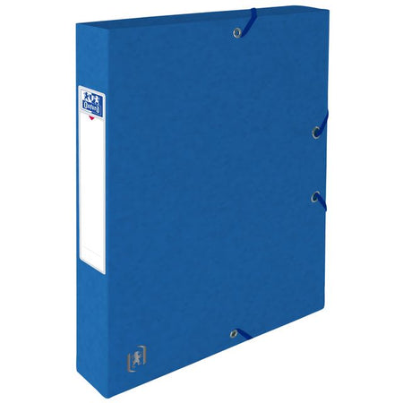 Oxford - Elastobox Top File+ A4 40mm blau