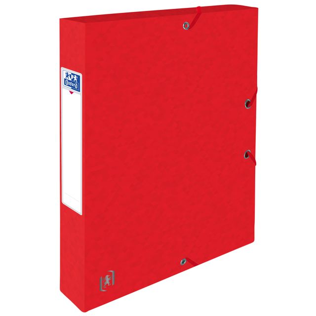 Oxford - Elastobox Top File+ A4 40mm rot | 9 Stück