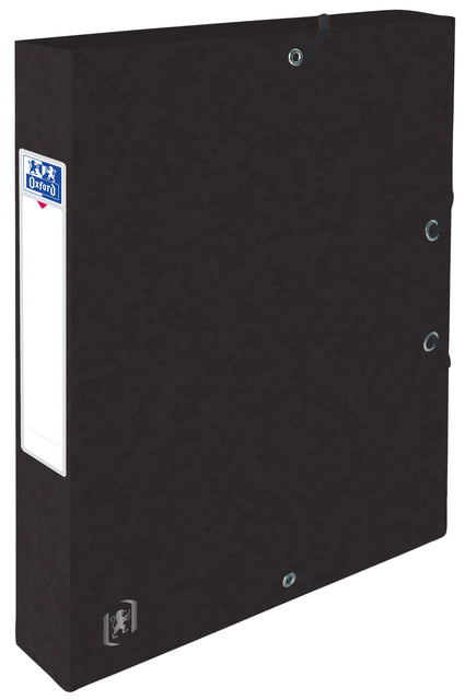 Oxford - Elastobox Top File+ A4 40mm schwarz