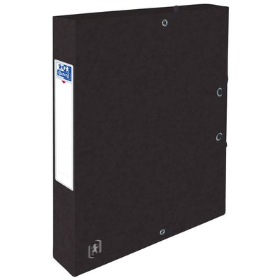 Oxford - Elastobox Top File+ A4 40mm schwarz | 9 Stück