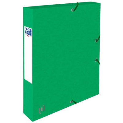 Oxford - Elastobox Top File+ A4 40mm grün | 9 Stück