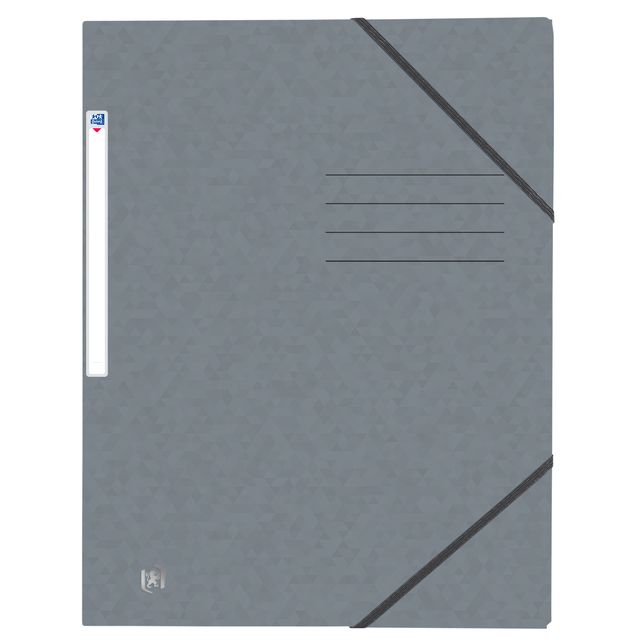Oxford - Elastomap Top File+ A4 grau | 10 Stück