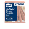 Tork - Abendessenserviette Linstyle 1/4 Falz 1-lagig 390x390mm 50 Blatt ..