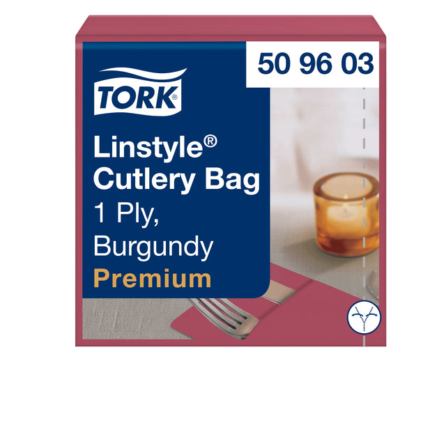 Pochette Tork Linstyle® 1-Laags 50st Langable Bordeaux 509603