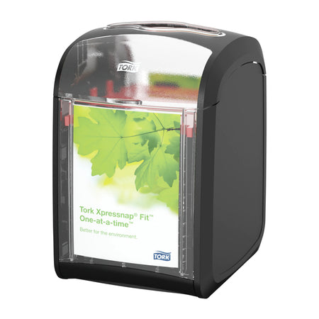 Tork - Serviettenspender N14 Xpressnap Fit Signature Linie schwarz 272900 | 480 Stück