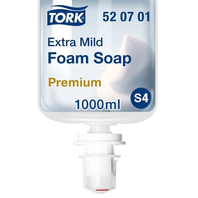 Handseife Tork S4 extra mild 1000ml 520701 | Umkarton mit 6 Flaschen x 1 Stück