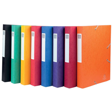 Exacompta - Elastobo Cartobox Rücken 4 cm, verschiedene Farben