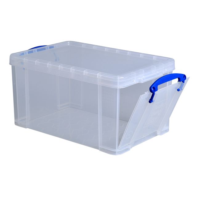 Wirklich nützlich - Aufbewahrungsbox 14 Liter 395x255x210mm transparent weiß