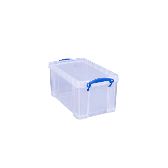 Really Useful Box - Aufbewahrungsbox 8 Liter 340x200x175mm transparent weiß