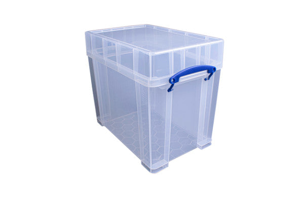 Really Useful Box - Aufbewahrungsbox 19 Liter 395x255x330mm transparent weiß
