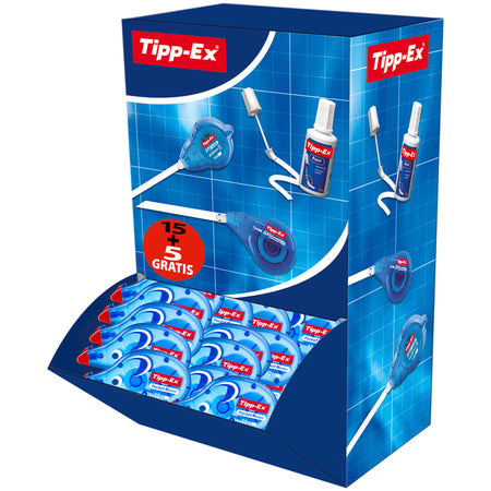 Tipp-ex – Korrektur-Taschenmaus 4,2 mm x 10 m, Vorteilspack mit 15 Stück + 5 Stück gratis | 192 Stück