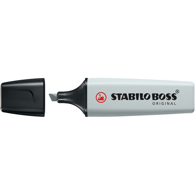 STABILO - Textmarker BOSS Original 70/194 Pastell Misty Grey | 10 Stück