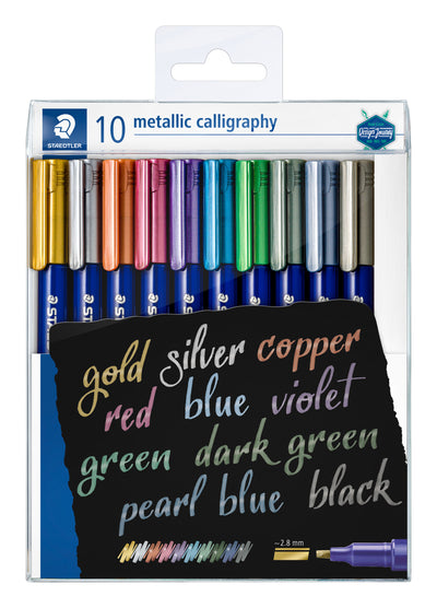 Staedtler - Kalligraphiestift metallic ass | 50 Stück