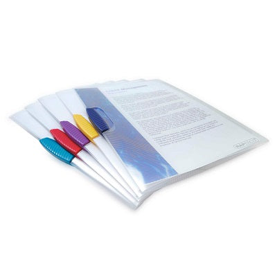 Klika - Klemmbinder A4 transparent 5 Stück 10 Stück