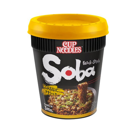 Nissin - Nudeln Soba klassische Tasse | 8 Stück