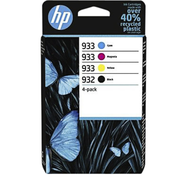 HP -  Inktcartridge  6zc71ae 932 933 zwart + 3 kleuren