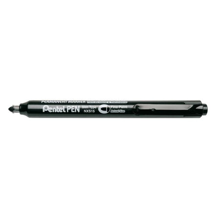 Pentel - Filzstift NXS15 1mm schwarz | 12 Stück