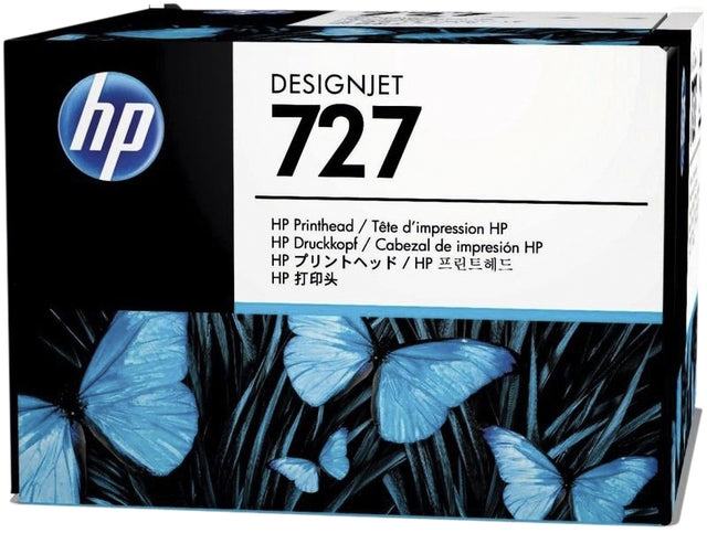 HP printkop 727, OEM B3P06A, 6 kleuren