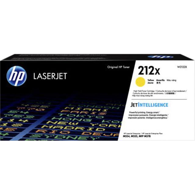 HP - Toner 212X, 10.000 Seiten, OEM W2122X, Gelb