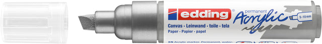 Acrylmarker Edding E-5000 breit Silber | 5 Stücke