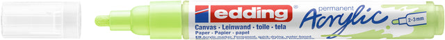 Acrylmarker Edding E-5100 Medium Pastell Green | 10 Stück