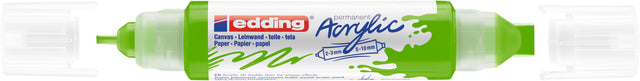 Acrylmarker Edding E-5400 3D Doppel Liner Geelgroen